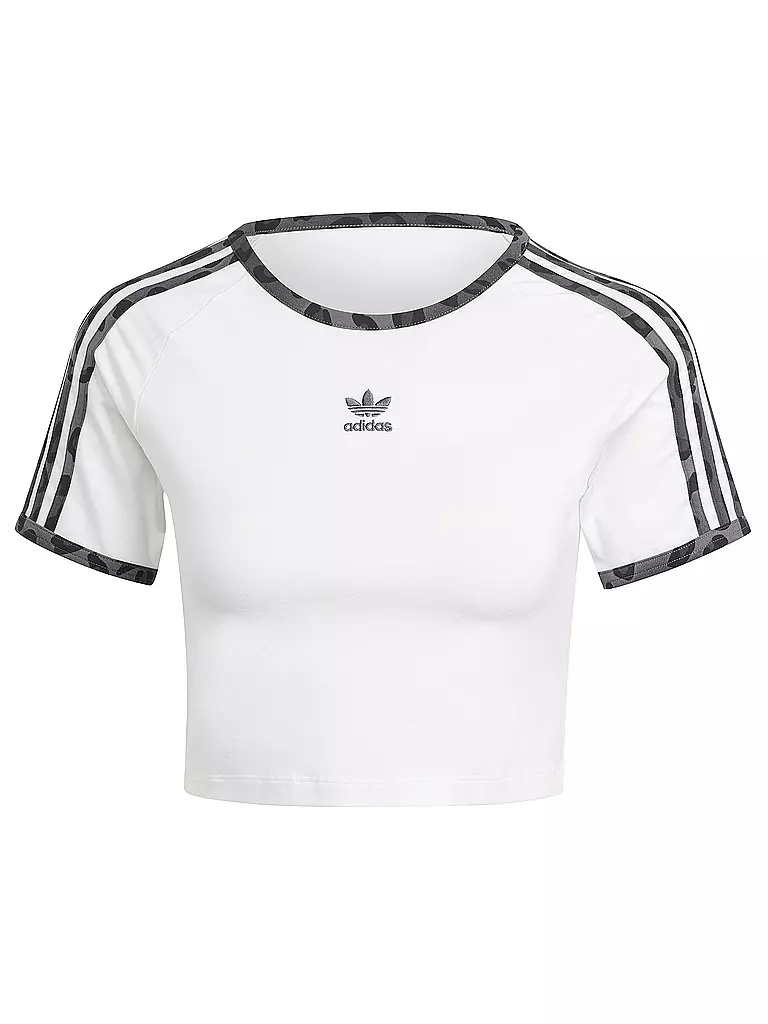 ADIDAS ORIGINALS | T-Shirt Cropped Fit | Blanc