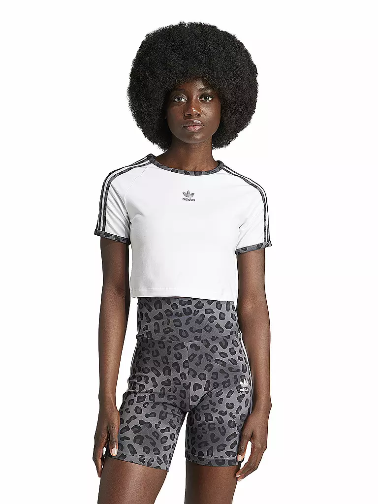 ADIDAS ORIGINALS | T-Shirt Cropped Fit | Blanc