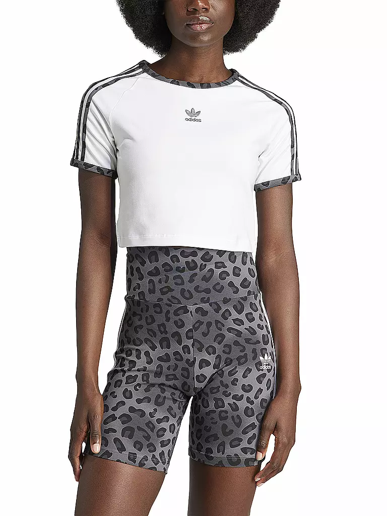 ADIDAS ORIGINALS | T-Shirt Cropped Fit | Blanc
