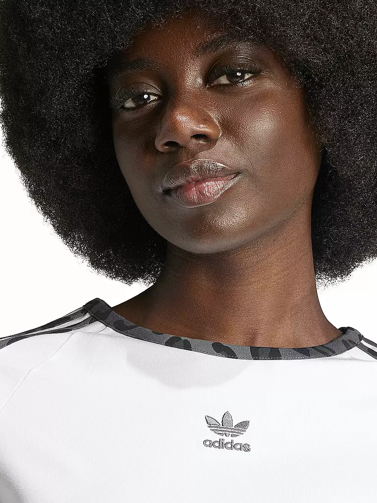 ADIDAS ORIGINALS | T-Shirt Cropped Fit | Blanc