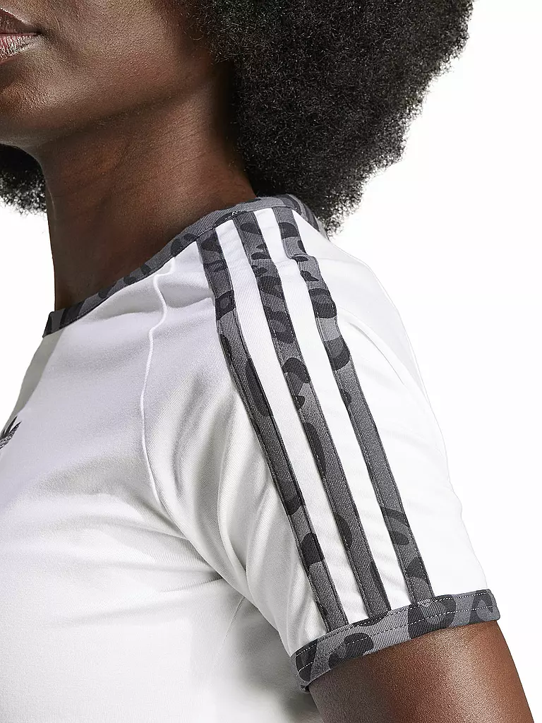 ADIDAS ORIGINALS | T-Shirt Cropped Fit | Blanc