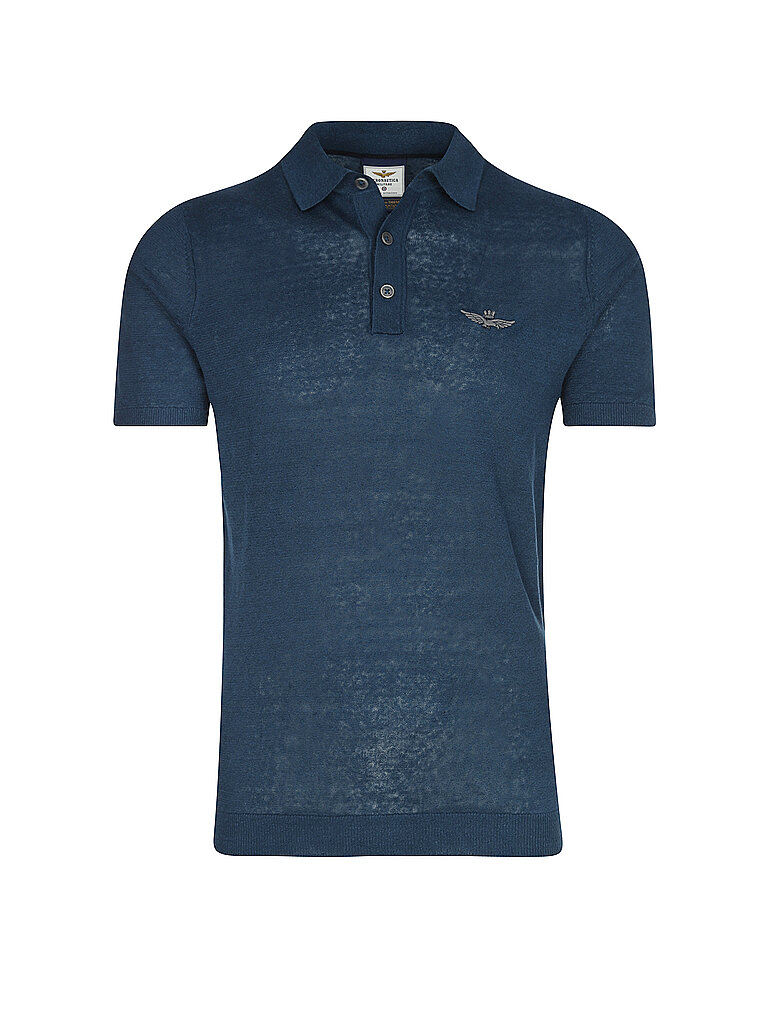 Polo bleu XXL