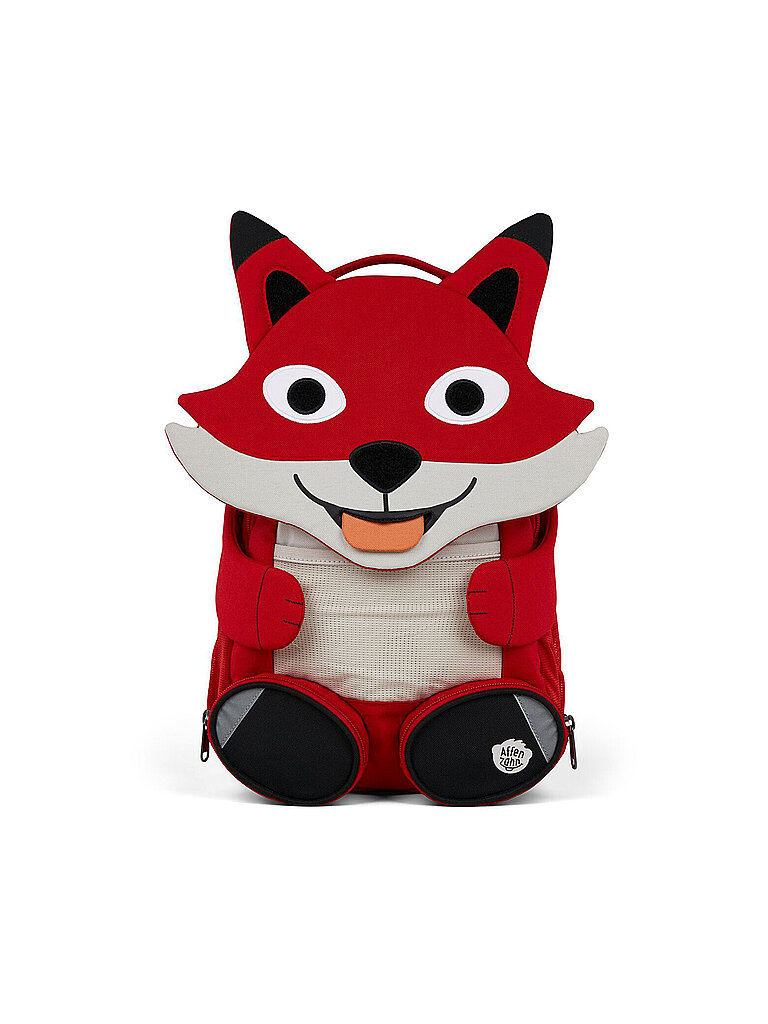 AFFENZAHN Sac à dos enfant Grands Amis - Renard rouge