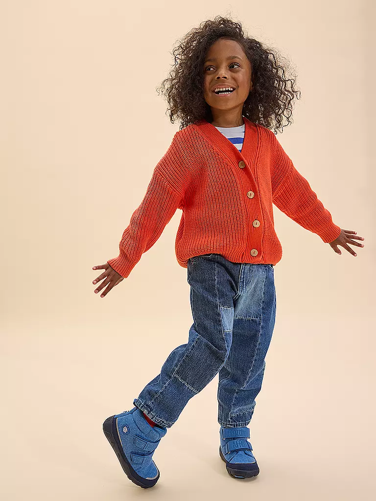 AFFENZAHN | Bottes d'hiver pour enfants LAINE COMFY Éléphant | blau