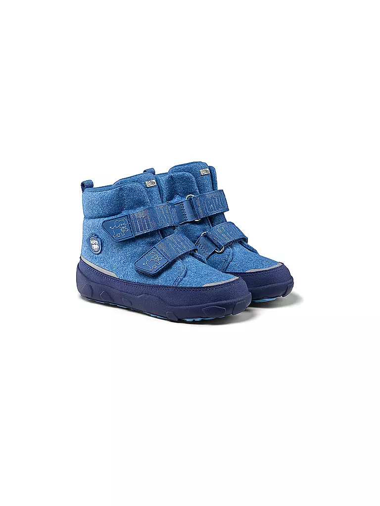 AFFENZAHN | Bottes d'hiver pour enfants LAINE COMFY Éléphant | blau