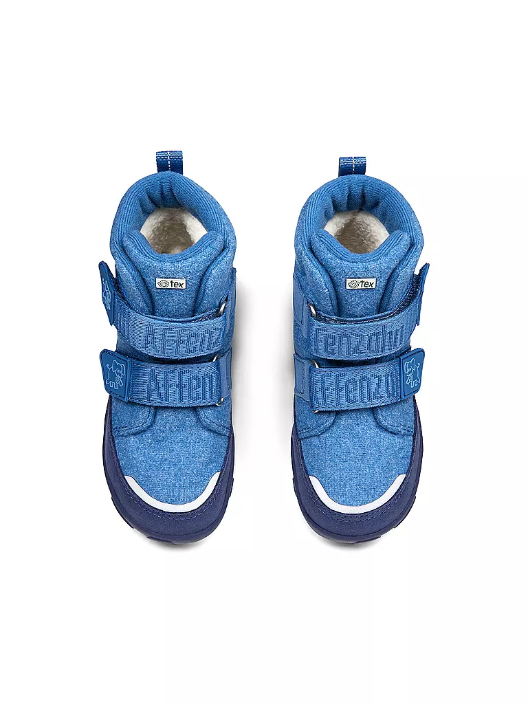 AFFENZAHN | Bottes d'hiver pour enfants LAINE COMFY Éléphant | blau