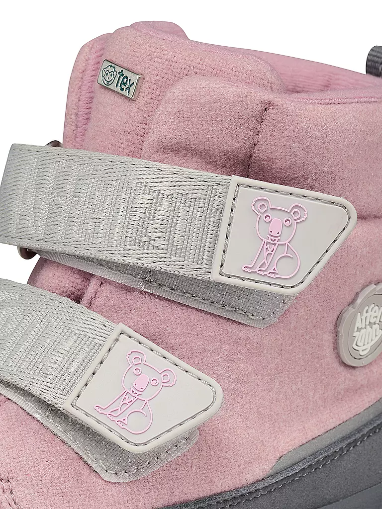 AFFENZAHN | Bottes d'hiver pour enfants LAINE COMFY Koala | 