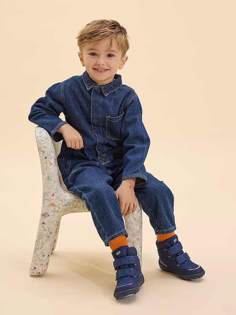 AFFENZAHN | Bottes d'hiver pour enfants VEGAN COMFY Ours | dunkelblau