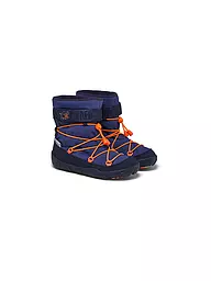 AFFENZAHN | Bottes d'hiver pour enfants VEGAN SNOWY Hai | Bleu foncé