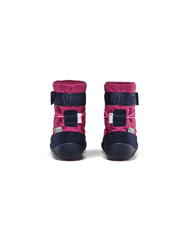 AFFENZAHN | Bottes d'hiver pour enfants VEGAN SNOWY Flamingo | 