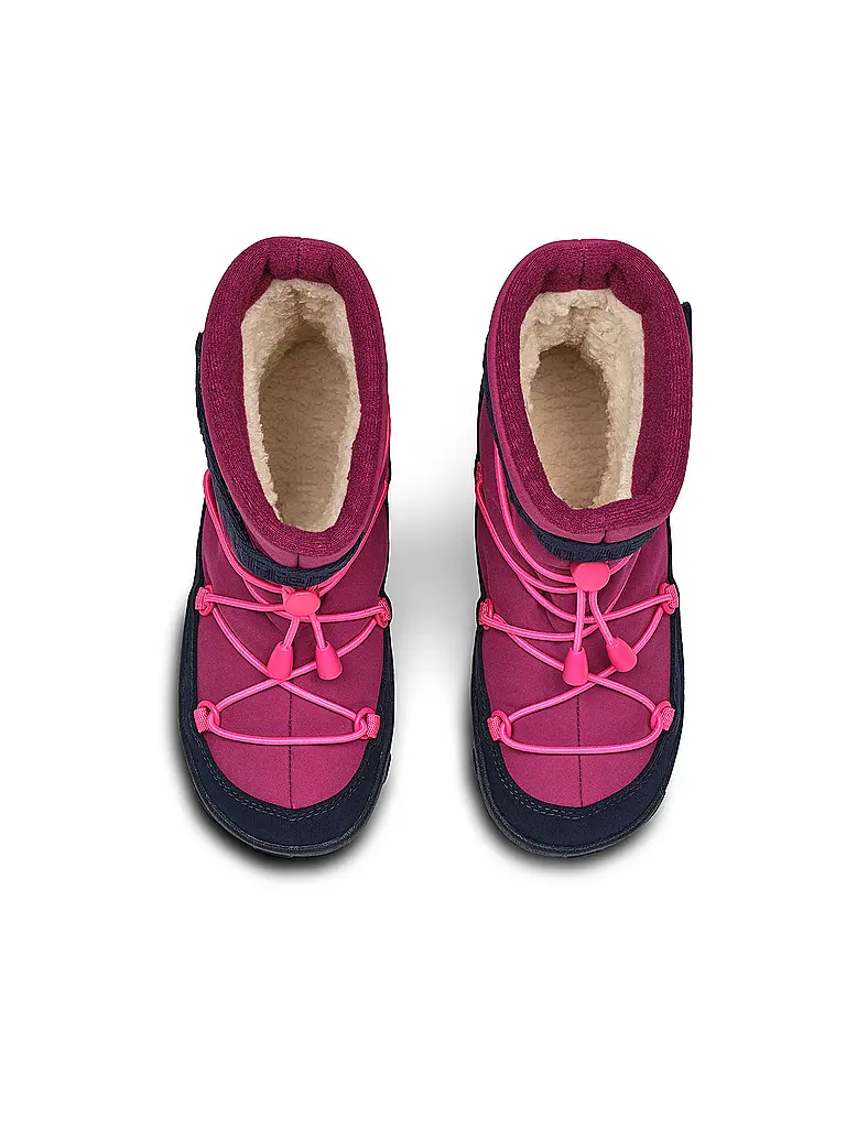 AFFENZAHN | Bottes d'hiver pour enfants VEGAN SNOWY Flamingo | 