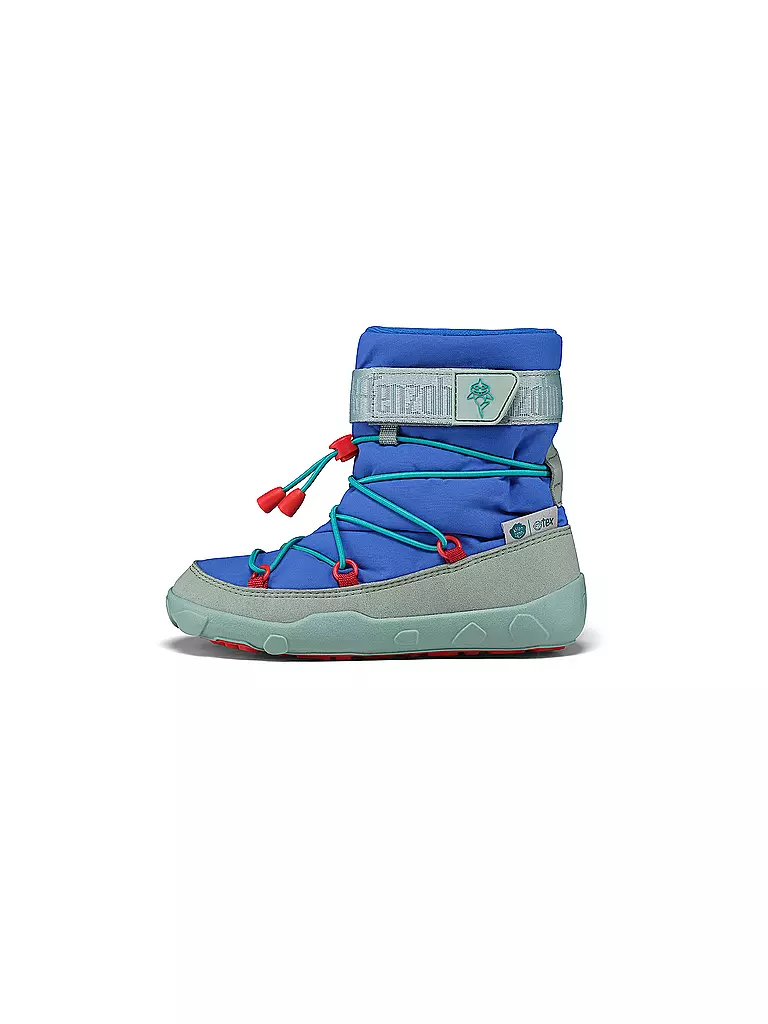 AFFENZAHN | Bottes d'hiver pour enfants VEGAN SNOWY Hai | blau