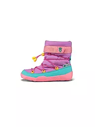 AFFENZAHN | Kinder Barfußschuhe - Stiefel SNOWY Flamingo | Lilas