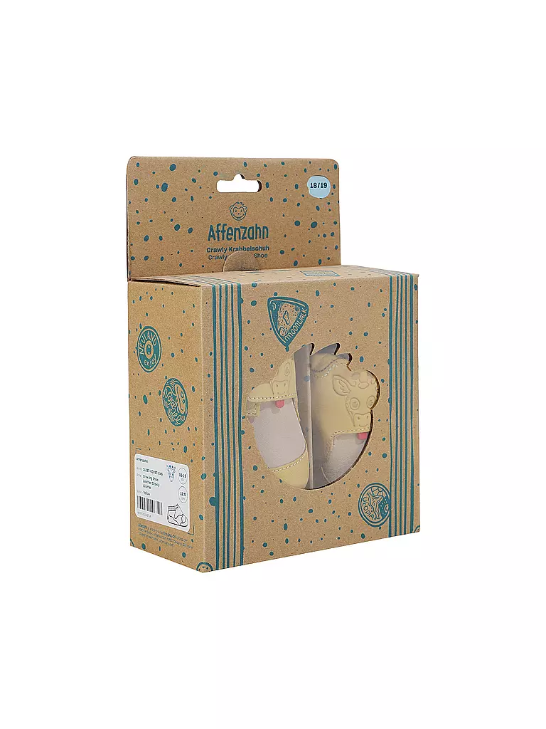 AFFENZAHN | Chaussons d'apprentissage CRAWLY GIRAFFE | 