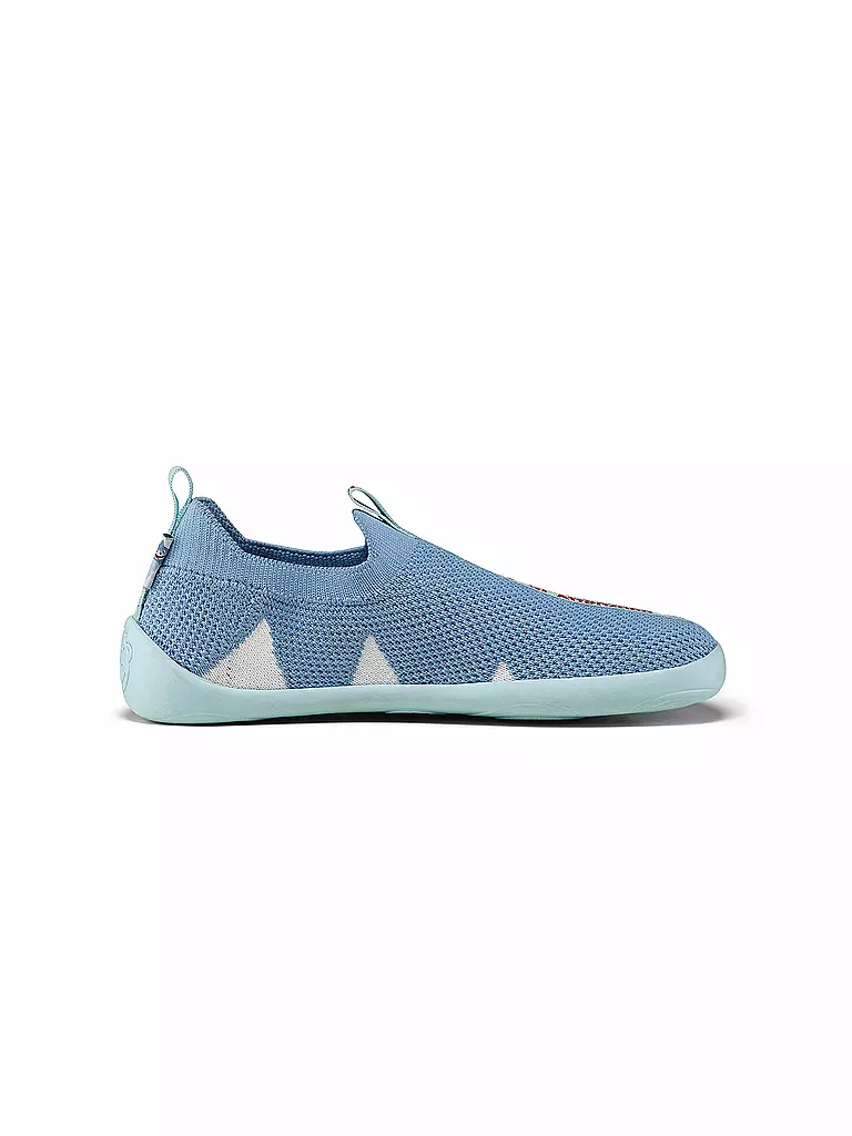 AFFENZAHN | Chaussons pieds nus pour enfants - KNIT HAPPY Flinky Hai | 