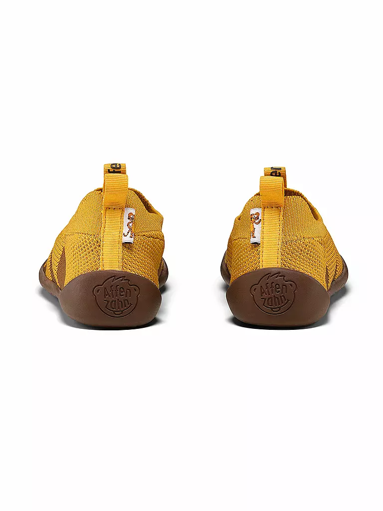 AFFENZAHN | Chaussons pieds nus pour enfants - KNIT HAPPY Flinky Tiger | 