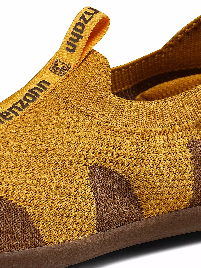 AFFENZAHN | Chaussons pieds nus pour enfants - KNIT HAPPY Flinky Tiger | 