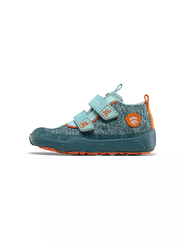 AFFENZAHN | Chaussures pieds nus pour enfants - Chaussures de transition KNIT HAPPY Lapin | hellgrün