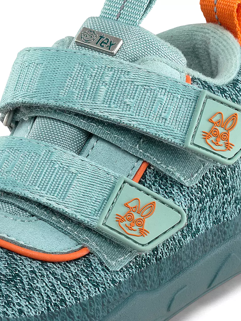 AFFENZAHN | Chaussures pieds nus pour enfants - Chaussures de transition KNIT HAPPY Lapin | 
