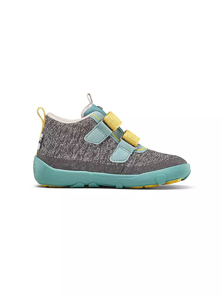 AFFENZAHN | Chaussures pieds nus pour enfants - Chaussures de transition KNIT HAPPY Rhinocéros | 