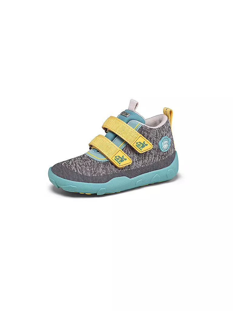AFFENZAHN | Chaussures pieds nus pour enfants - Chaussures de transition KNIT HAPPY Rhinocéros | 