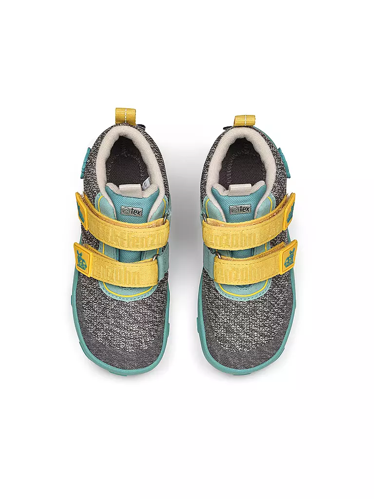 AFFENZAHN | Chaussures pieds nus pour enfants - Chaussures de transition KNIT HAPPY Rhinocéros | 