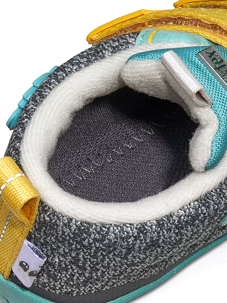 AFFENZAHN | Chaussures pieds nus pour enfants - Chaussures de transition KNIT HAPPY Rhinocéros | 