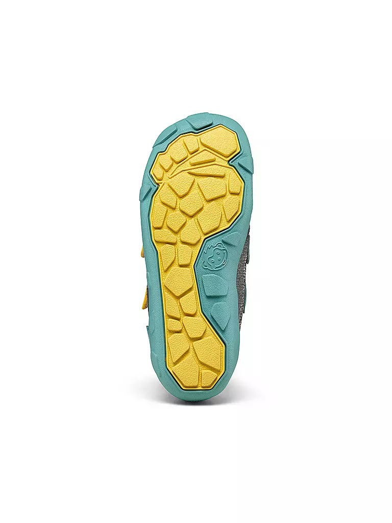 AFFENZAHN | Chaussures pieds nus pour enfants - Chaussures de transition KNIT HAPPY Rhinocéros | 