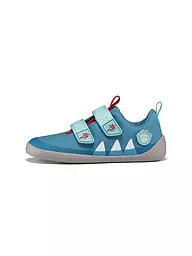 AFFENZAHN | Sneakers pieds nus pour enfants COTTON LUCKY Bär | Bleu clair