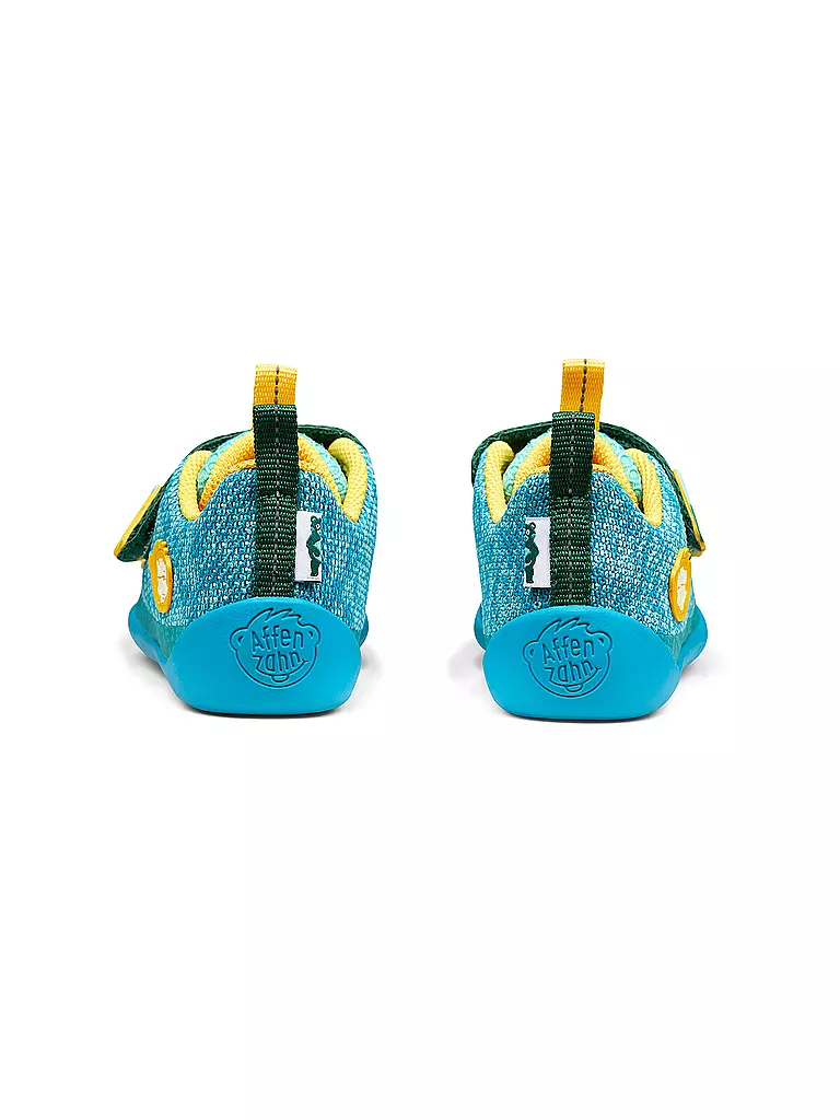 AFFENZAHN | Chaussures pieds nus pour enfants KNIT HAPPY Bär | türkis