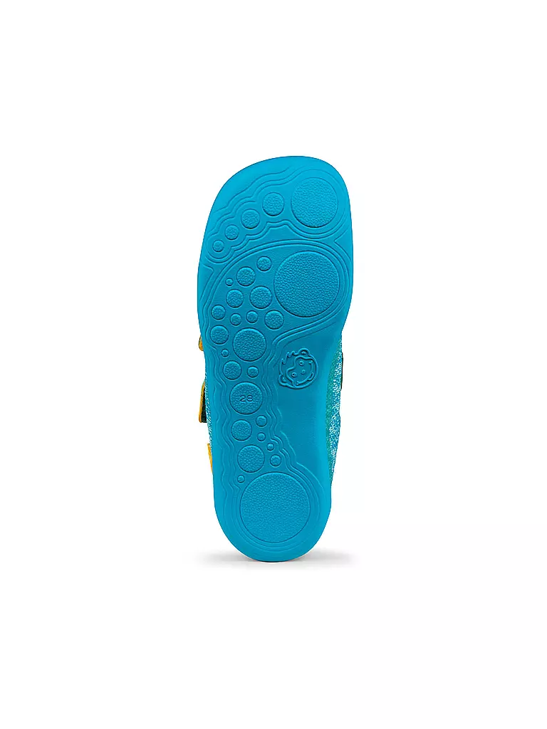 AFFENZAHN | Chaussures pieds nus pour enfants KNIT HAPPY Bär | türkis