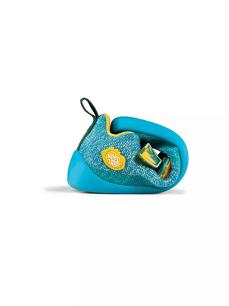 AFFENZAHN | Chaussures pieds nus pour enfants KNIT HAPPY Bär | türkis