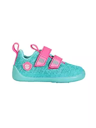 AFFENZAHN | Chaussures pieds nus pour enfants KNIT HAPPY Chat | Turquoise