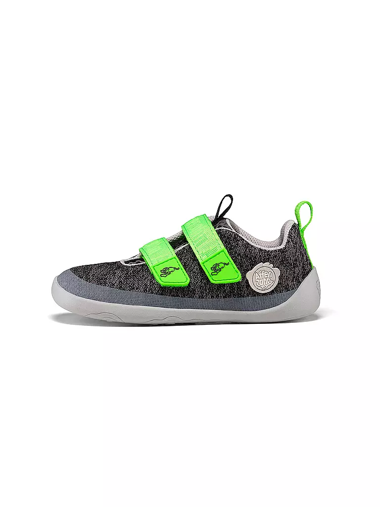 AFFENZAHN | Chaussures pieds nus pour enfants KNIT HAPPY Panther | grau