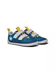AFFENZAHN | Chaussures pieds nus pour enfants KNIT HAPPY Requin | Bleu