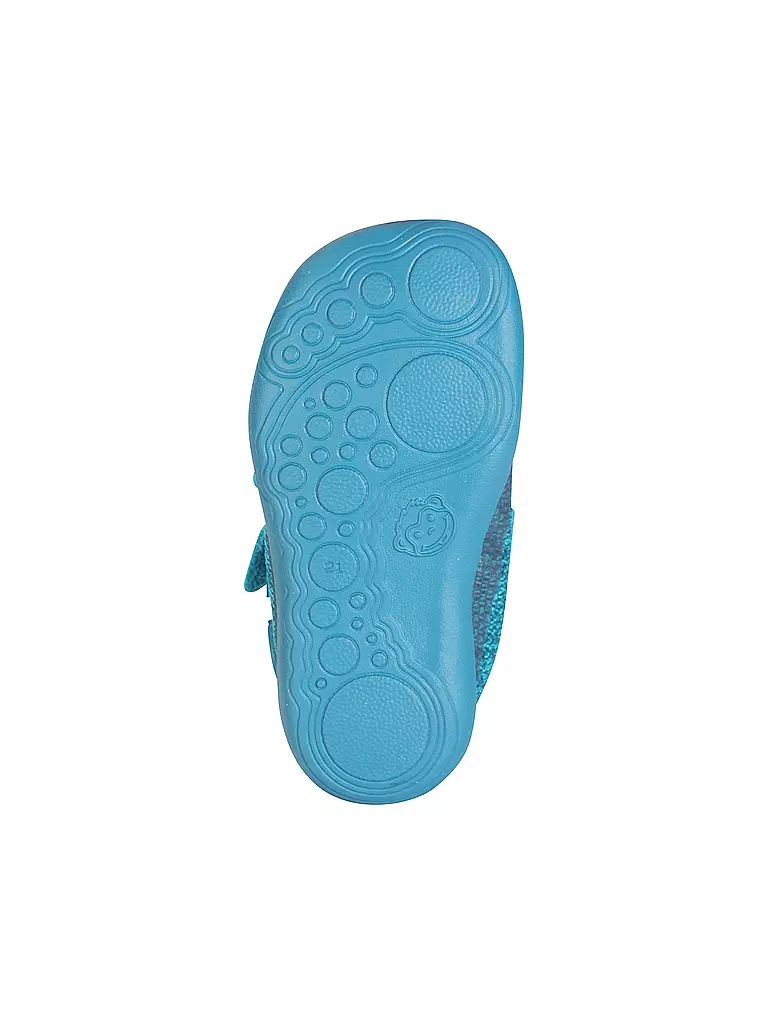 AFFENZAHN | Chaussures pieds nus pour enfants KNIT HAPPY Requin | 