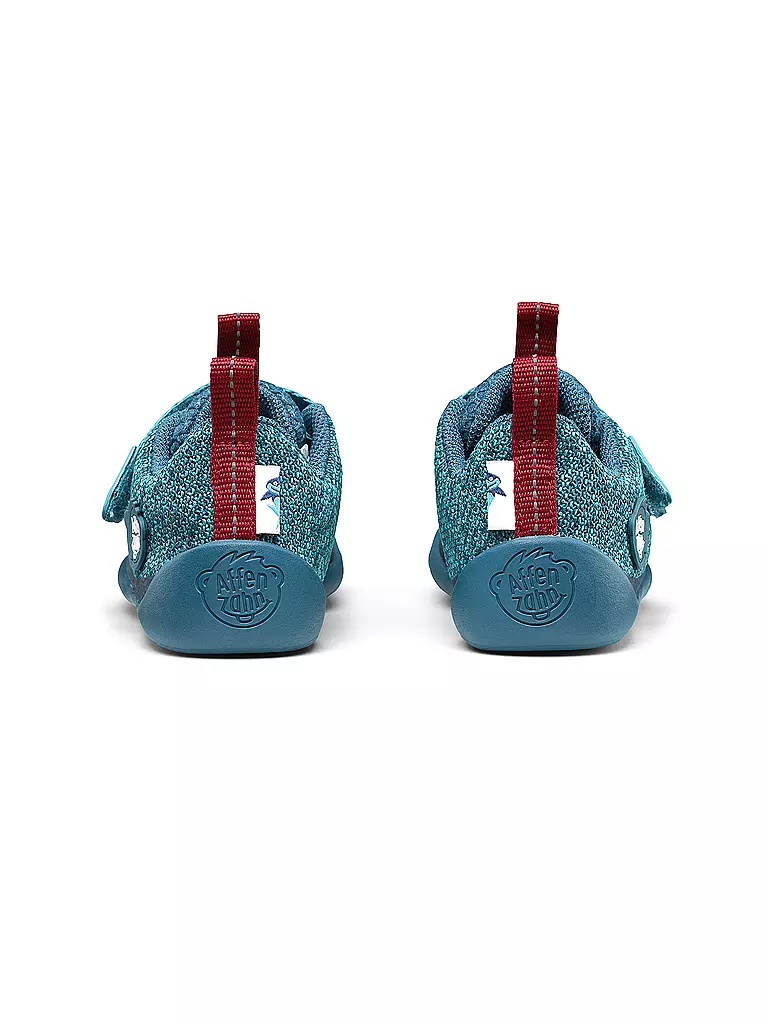 AFFENZAHN | Chaussures pieds nus pour enfants KNIT HAPPY Requin | 