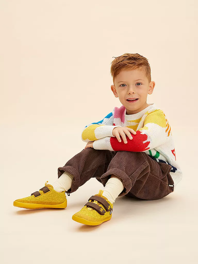AFFENZAHN | Chaussures pieds nus pour enfants KNIT HAPPY Tigre | 