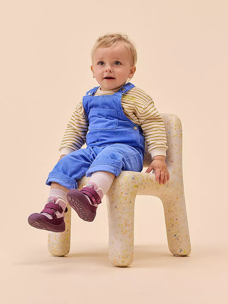 AFFENZAHN | Chaussures premiers pas d'hiver VEGAN SNUGGY Loutre | Rose