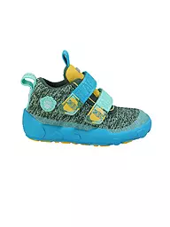 AFFENZAHN | Kinder Barfußschuhe - Übergangsschuhe KNIT HAPPY  Bär | Pétrole
