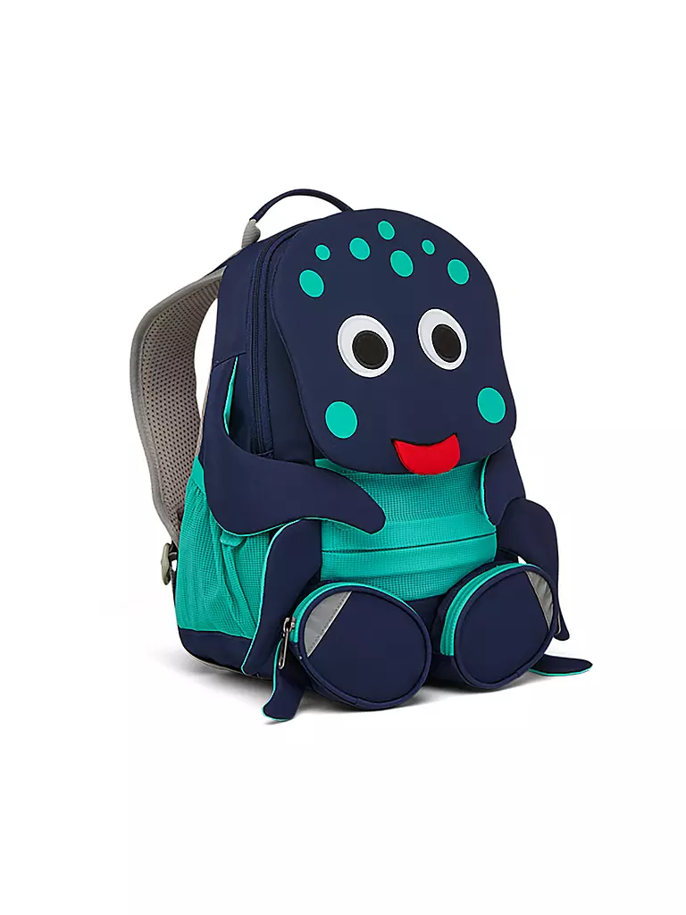 AFFENZAHN | Kinder Rucksack Große Freunde - Oktopus | Bleu