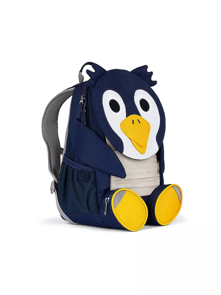 AFFENZAHN | Kinder Rucksack Große Freunde - Pinguin | Bleu foncé