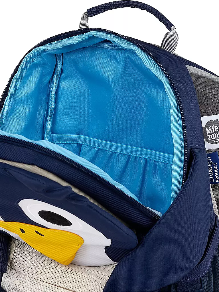 AFFENZAHN | Kinder Rucksack Große Freunde - Pinguin | Bleu foncé