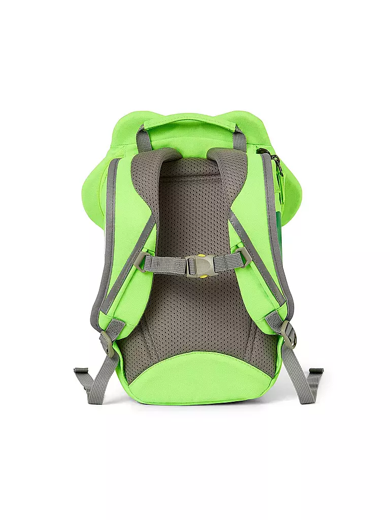 AFFENZAHN | Kinder Rucksack Kleine Freunde Neon - Frosch | Vert