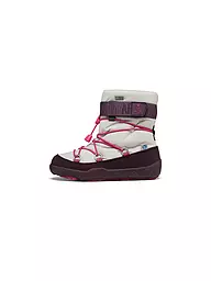 AFFENZAHN | Kinder Barfußschuhe - Stiefel SNOWY Flamingo | Gris