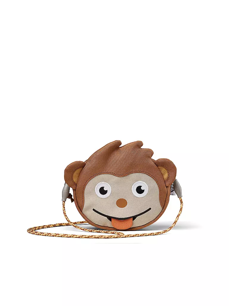 AFFENZAHN | Porte-monnaie enfant SINGE | Marron