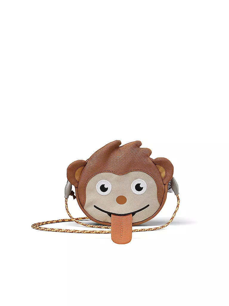 AFFENZAHN | Porte-monnaie enfant SINGE | Marron
