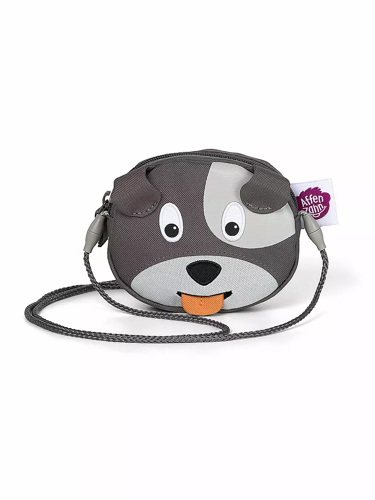 AFFENZAHN | Porte-monnaie pour enfants "Hugo le chien" | grau