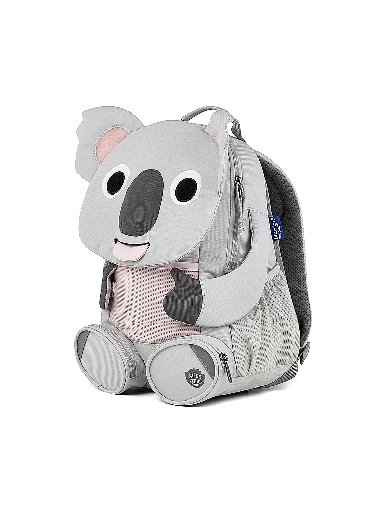 AFFENZAHN | Sac à dos enfant Grands Amis - Koala | Gris