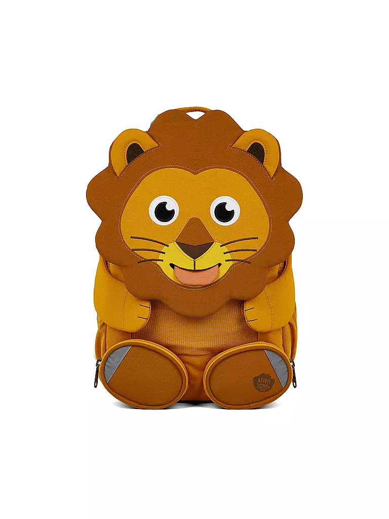 AFFENZAHN | Sac à dos enfant Grands Amis - Lion | orange